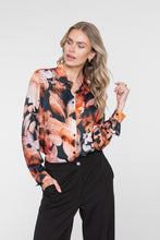 Afbeelding in Gallery-weergave laden, GEISHA BLOUSE brique/black
