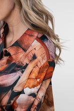 Afbeelding in Gallery-weergave laden, GEISHA BLOUSE brique/black
