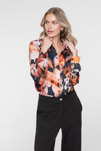 Afbeelding in Gallery-weergave laden, GEISHA BLOUSE brique/black
