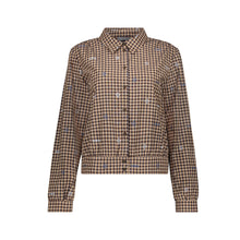 Load image into Gallery viewer, GEISHA BLOUSE brown/blue

