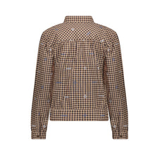 Load image into Gallery viewer, GEISHA BLOUSE brown/blue
