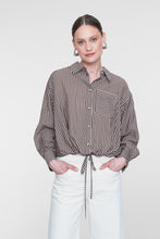 Afbeelding in Gallery-weergave laden, GEISHA BLOUSE brown/sand
