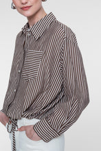 Afbeelding in Gallery-weergave laden, GEISHA BLOUSE brown/sand
