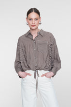 Afbeelding in Gallery-weergave laden, GEISHA BLOUSE brown/sand
