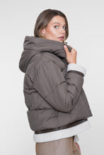 Load image into Gallery viewer, GEISHA JACKET SHORT WITH TEDDY brown
