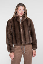 Load image into Gallery viewer, GEISHA JACKET FAKE FUR brown
