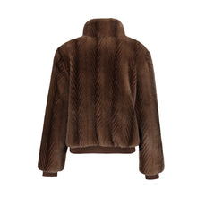 Load image into Gallery viewer, GEISHA JACKET FAKE FUR brown
