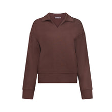 Afbeelding in Gallery-weergave laden, GEISHA SWEATER COLLAR dark brown
