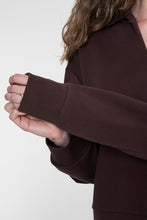 Afbeelding in Gallery-weergave laden, GEISHA SWEATER COLLAR dark brown
