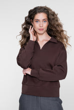 Afbeelding in Gallery-weergave laden, GEISHA SWEATER COLLAR dark brown
