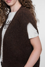 Afbeelding in Gallery-weergave laden, GEISHA VEST KNITTED dark brown
