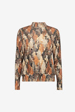 Afbeelding in Gallery-weergave laden, GEISHA SHIRT SMOCK JERSEY black/orange
