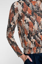 Afbeelding in Gallery-weergave laden, GEISHA SHIRT SMOCK JERSEY black/orange
