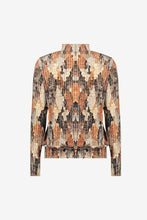 Afbeelding in Gallery-weergave laden, GEISHA SHIRT SMOCK JERSEY black/orange
