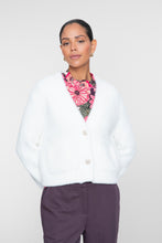 Load image into Gallery viewer, GEISHA VEST V-NECK HAIRY off white
