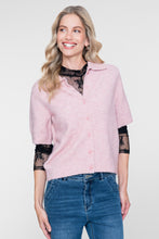 Load image into Gallery viewer, GEISHA SHORT SLEEVES COLLAR soft pink
