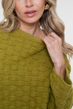 Load image into Gallery viewer, GEISHA PULL FANCY KNIT green lime
