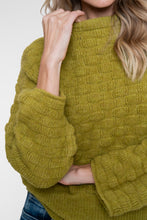 Load image into Gallery viewer, GEISHA PULL FANCY KNIT green lime
