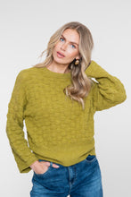 Load image into Gallery viewer, GEISHA PULL FANCY KNIT green lime
