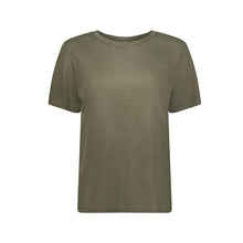 Afbeelding in Gallery-weergave laden, GEISHA SHIRT ROUND NECK FOIL olive
