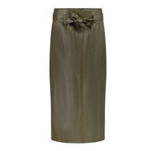 Afbeelding in Gallery-weergave laden, GEISHA ROK LEDER LOOK WITH BELT moss
