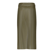 Afbeelding in Gallery-weergave laden, GEISHA ROK LEDER LOOK WITH BELT moss
