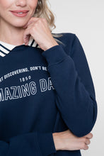 Afbeelding in Gallery-weergave laden, GEISHA SWEAT AMAZING DAYS navy
