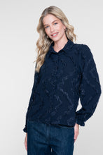 Afbeelding in Gallery-weergave laden, GEISHA BLOUSE dark blue
