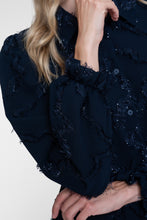 Afbeelding in Gallery-weergave laden, GEISHA BLOUSE dark blue
