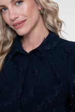 Afbeelding in Gallery-weergave laden, GEISHA BLOUSE dark blue
