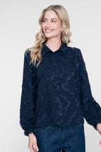 Afbeelding in Gallery-weergave laden, GEISHA BLOUSE dark blue
