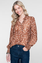 Afbeelding in Gallery-weergave laden, GEISHA BLOUSE camel/ecru
