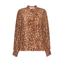 Afbeelding in Gallery-weergave laden, GEISHA BLOUSE camel/ecru
