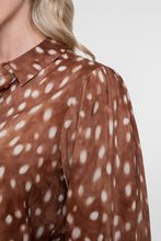 Afbeelding in Gallery-weergave laden, GEISHA BLOUSE camel/ecru
