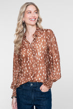 Afbeelding in Gallery-weergave laden, GEISHA BLOUSE camel/ecru
