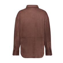 Afbeelding in Gallery-weergave laden, GEISHA BLOUSE SUEDINE dark brown
