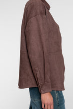 Afbeelding in Gallery-weergave laden, GEISHA BLOUSE SUEDINE dark brown
