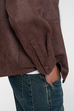 Afbeelding in Gallery-weergave laden, GEISHA BLOUSE SUEDINE dark brown
