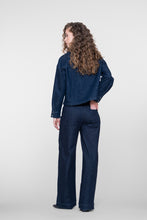 Afbeelding in Gallery-weergave laden, GEISHA JEANS WIDE &amp; BELT dark blue denim
