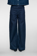 Afbeelding in Gallery-weergave laden, GEISHA JEANS WIDE &amp; BELT dark blue denim
