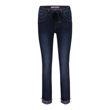 Load image into Gallery viewer, GEISHA JEANS TURN-UP ETHEL bleu/black

