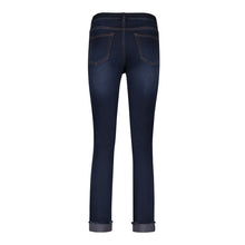 Load image into Gallery viewer, GEISHA JEANS TURN-UP ETHEL bleu/black
