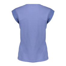 Afbeelding in Gallery-weergave laden, GEISHA T-SHIRT EMBROIDERED S/S light blue

