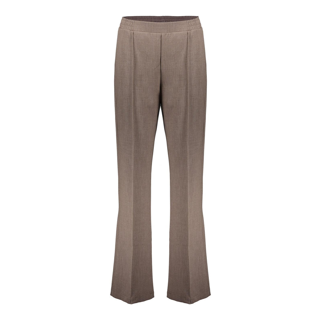 GEISHA PANTS ELASTIC WAIST taupe