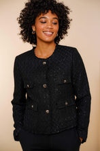 Afbeelding in Gallery-weergave laden, GEISHA JACKET TWEED black
