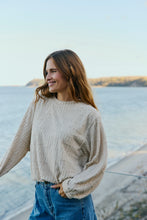 Afbeelding in Gallery-weergave laden, FREEQUENT PULLOVER MARISOL EFFECT JERSEY moonbeam
