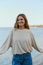 Afbeelding in Gallery-weergave laden, FREEQUENT PULLOVER MARISOL EFFECT JERSEY moonbeam
