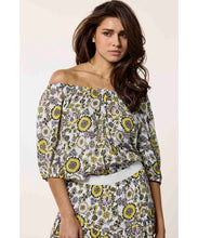 Load image into Gallery viewer, TRAMONTANA TOP WHITE ORNAMENTS print whites
