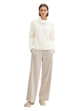 Load image into Gallery viewer, TOM TAILOR KNIT STRUCTURED TURTLENECK whisper white
