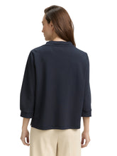 Load image into Gallery viewer, TOM TAILOR SHIRT SCUBA STAND UP COLLAR lunar eclipse
